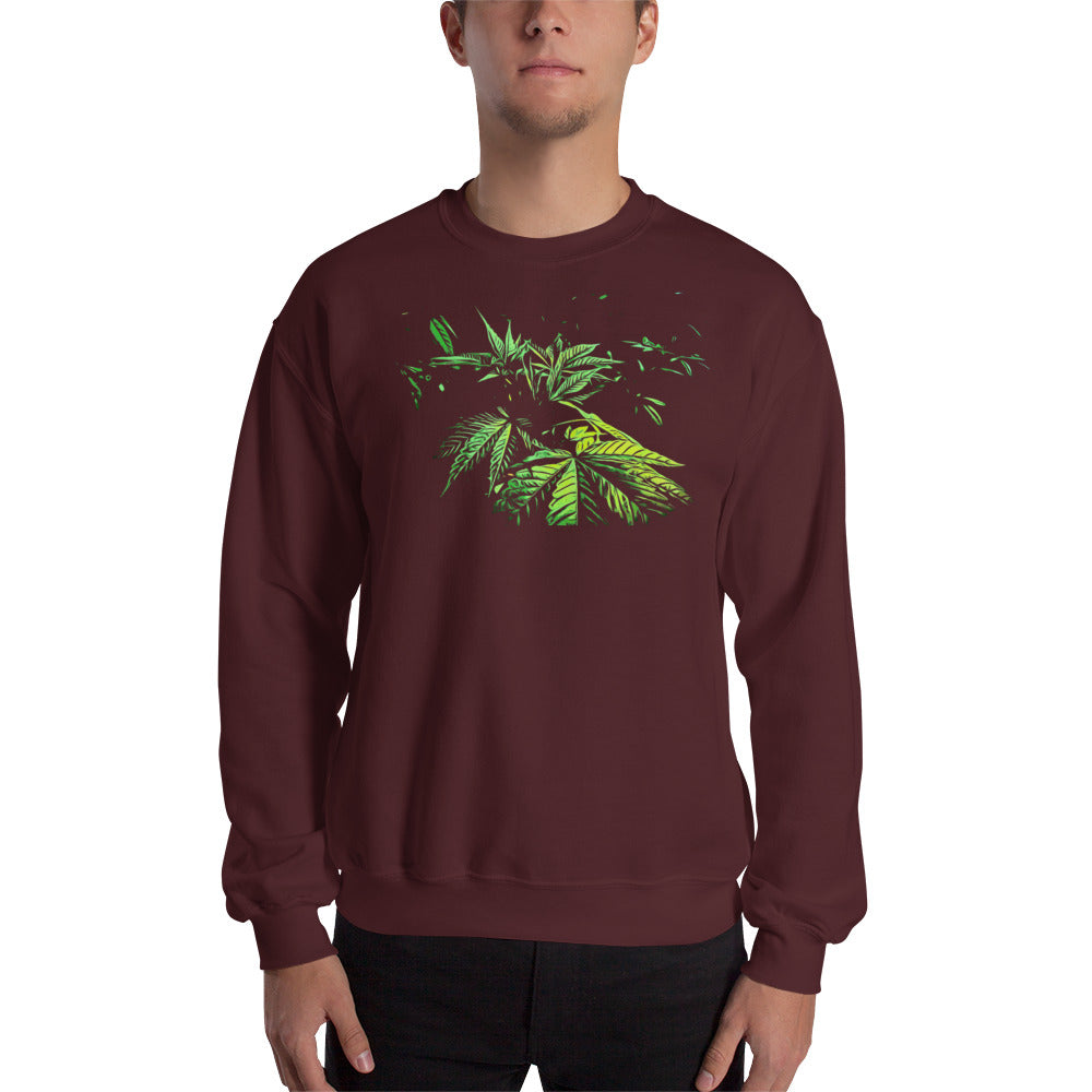 Praying Cannabis Plant Unisex Sweatshirt