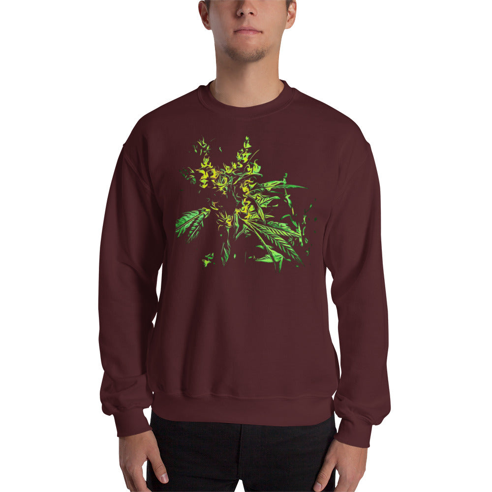Happy's Haze Cannabis Variety Unisex Sweatshirt