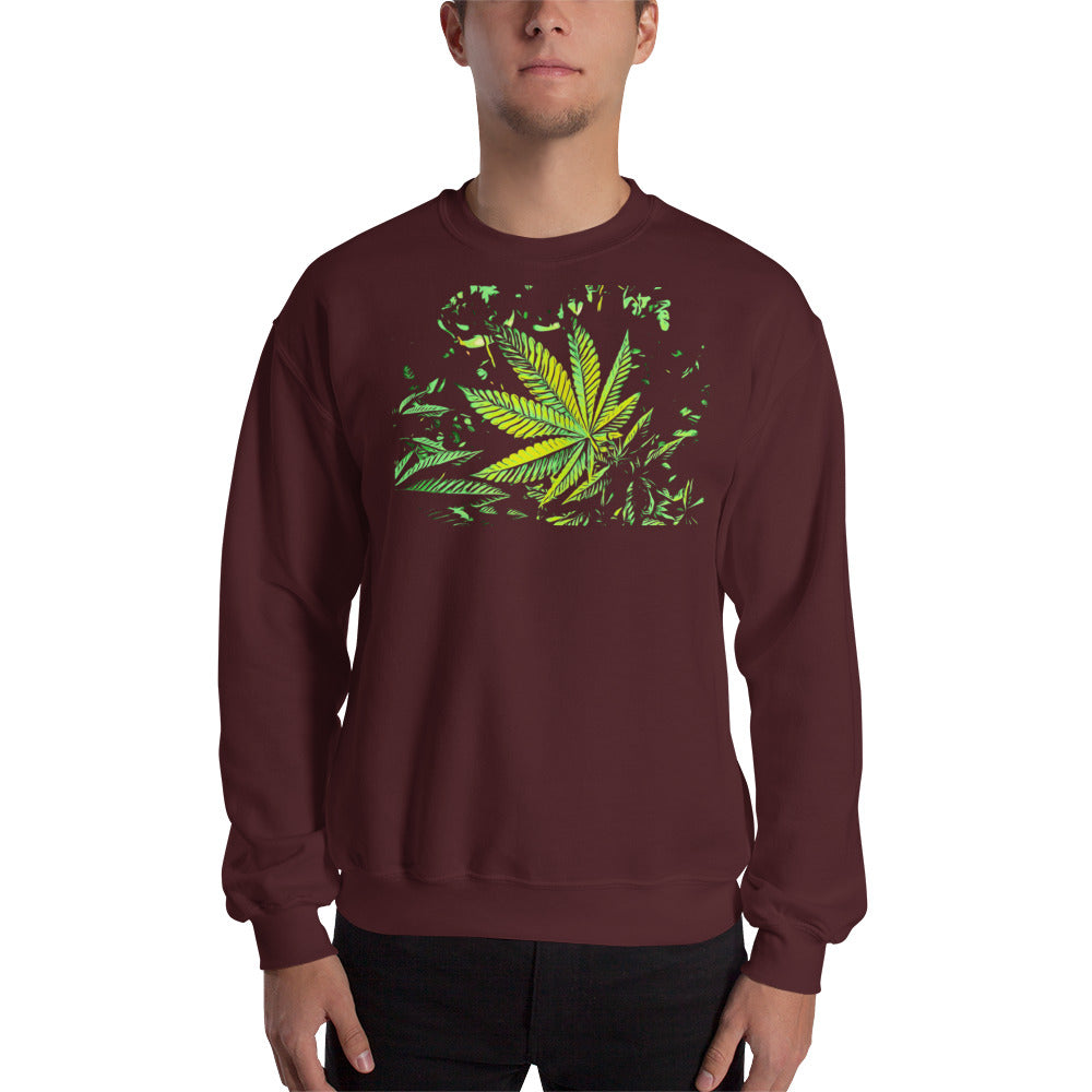 Big Cannabis Leaf Unisex Sweatshirt