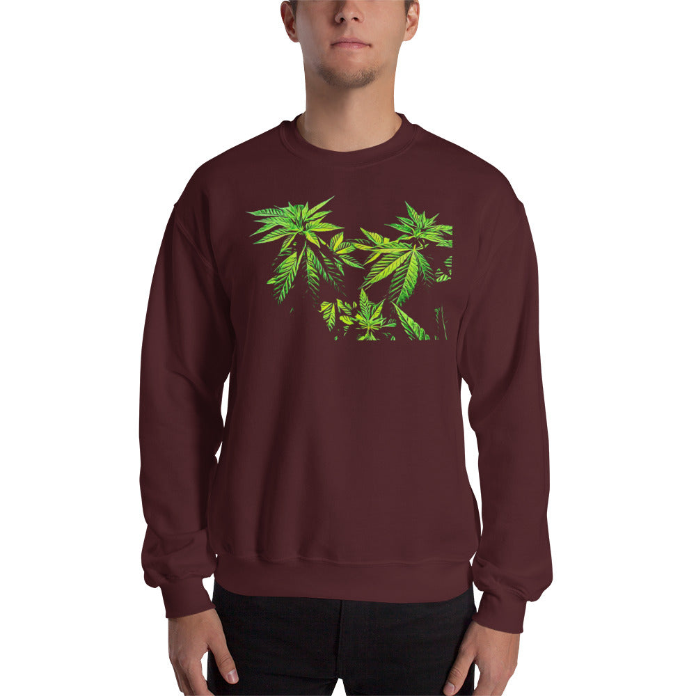 Vegetative Cannabis Plants Unisex Sweatshirt