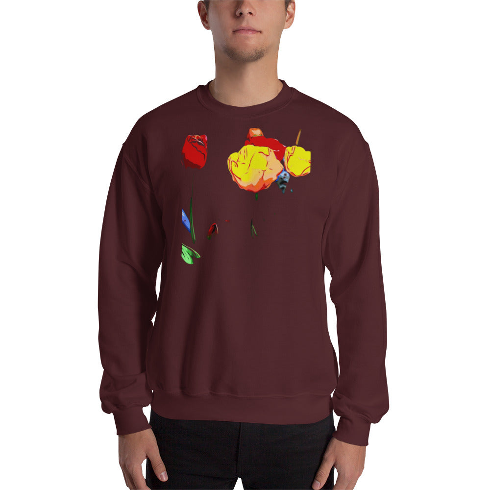 Mix of Tulip Flowers Unisex Sweatshirt