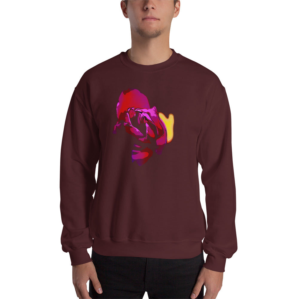 Purple Tulip Flower Unisex Sweatshirt