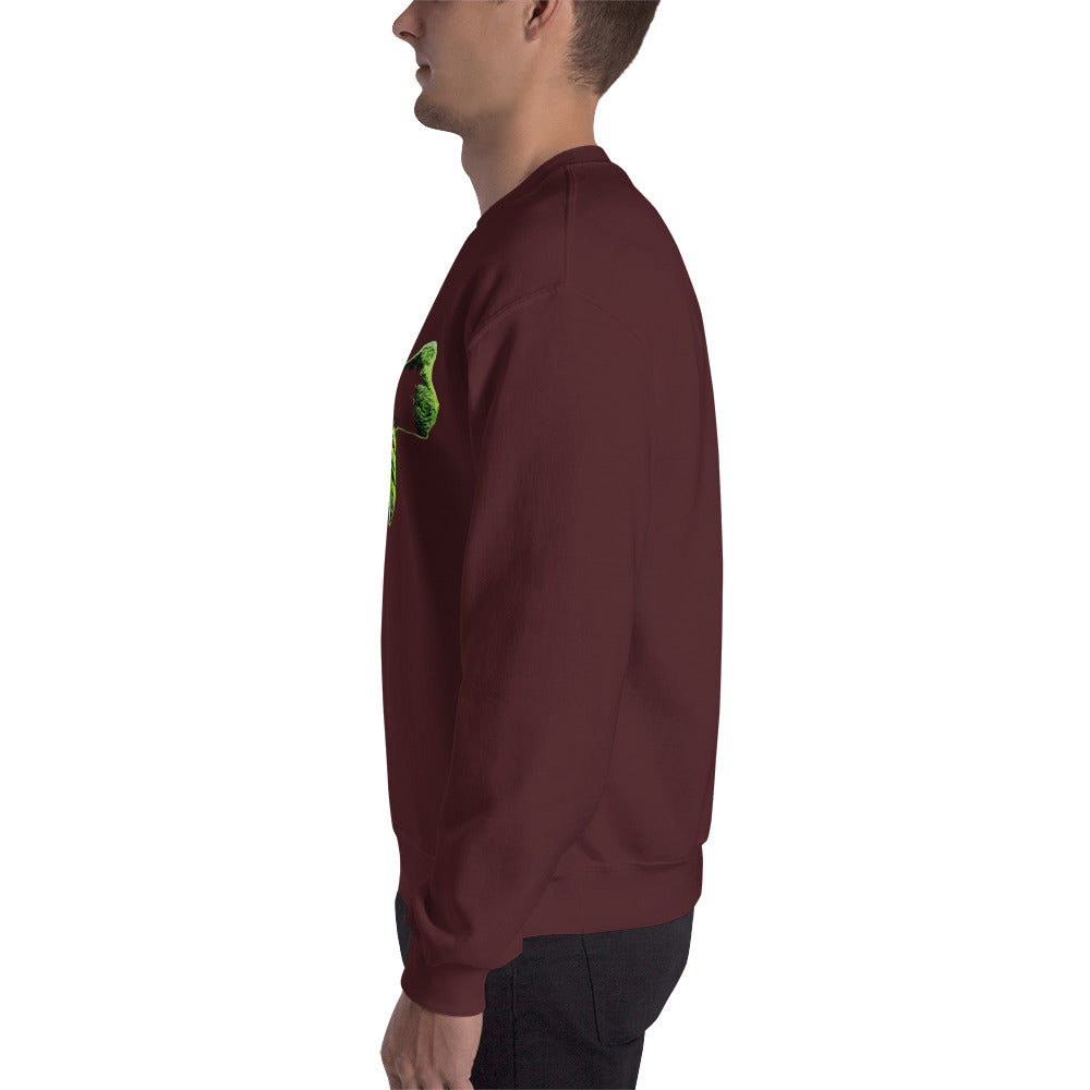 3 Leaf Trifoliate Cannabis Seedling Unisex Sweatshirt