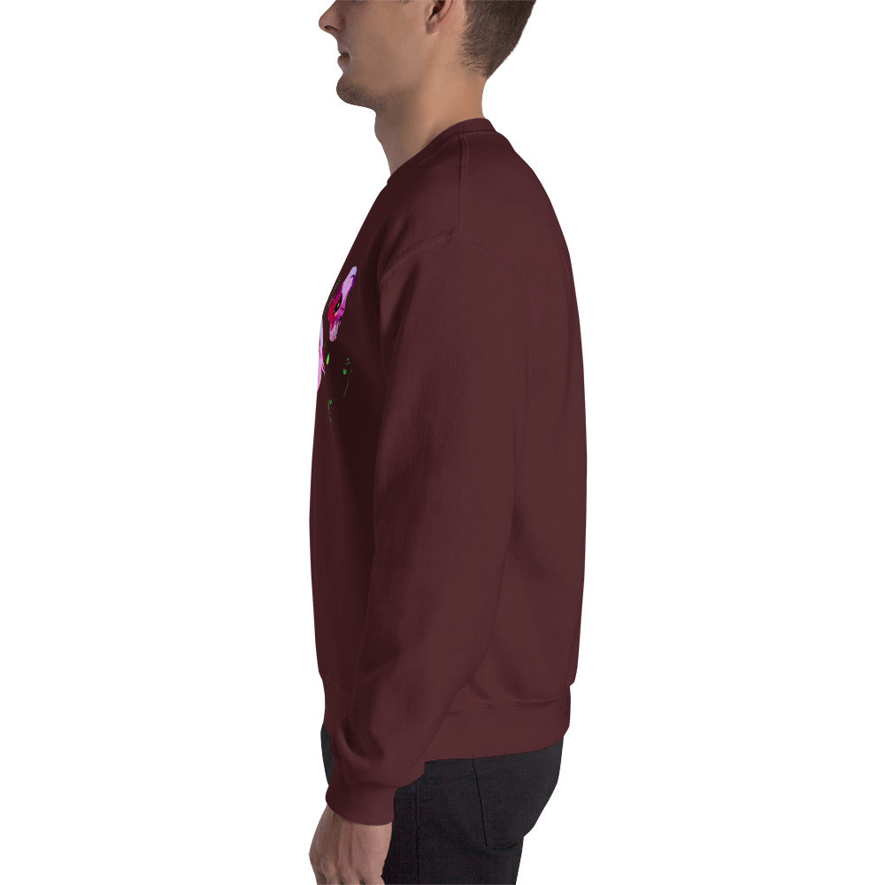 Field of Pink Poppy Flowers Unisex Sweatshirt