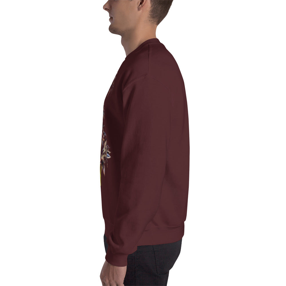 Purple Cola Cannabis Flower Unisex Sweatshirt