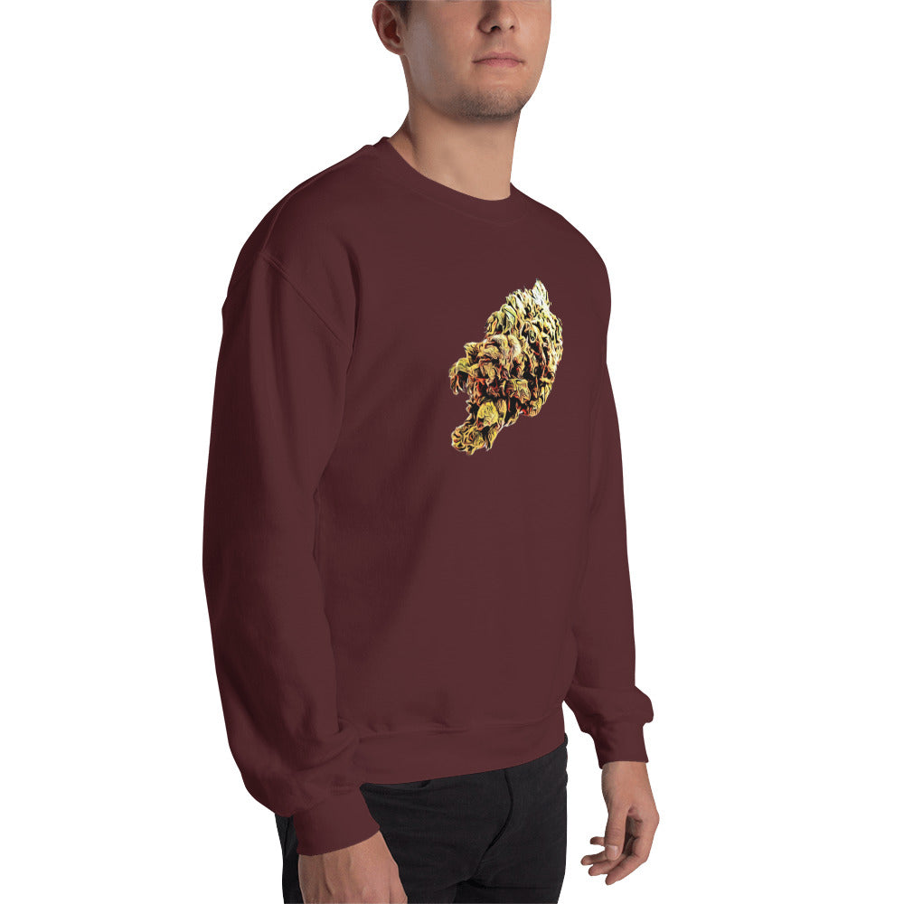 Homegrown Haze Cannabis Plant Unisex Sweatshirt