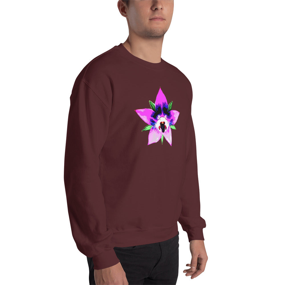 Pink Starflower Unisex Sweatshirt
