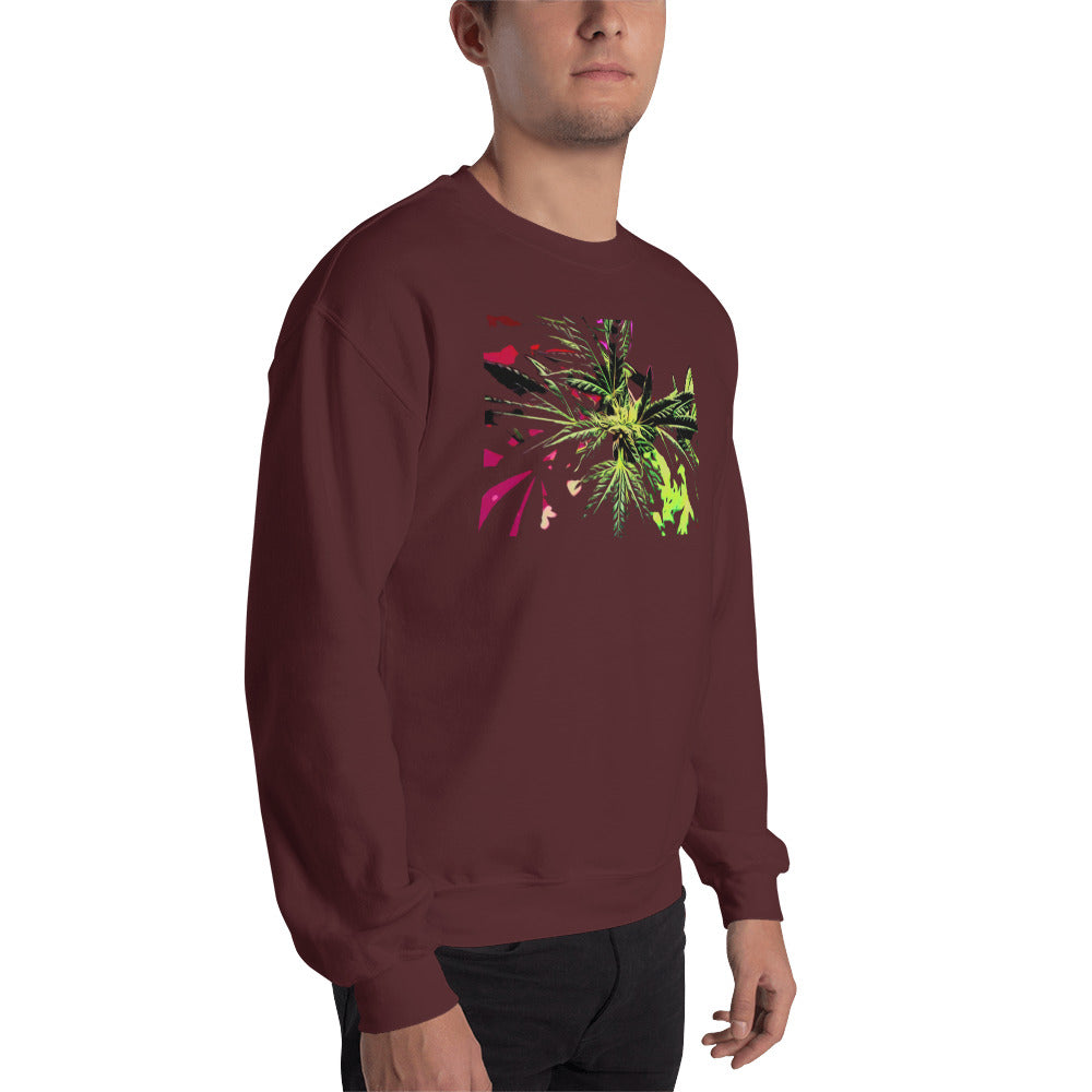 Happy's Special Blend Cannabis Plant Unisex Sweatshirt
