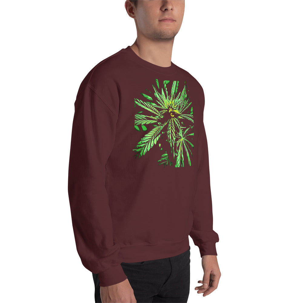 Seeded Flowering Cannabis Plant Unisex Sweatshirt