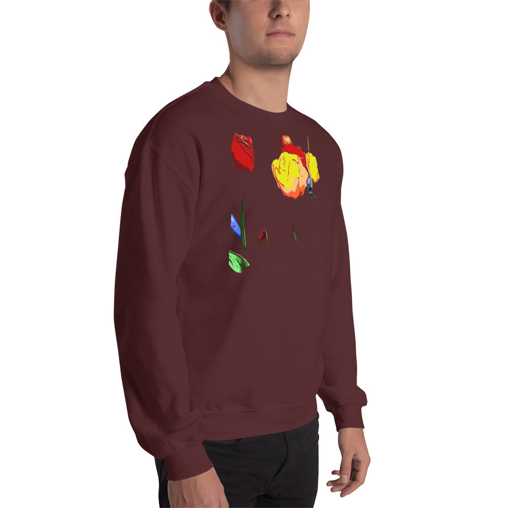 Mix of Tulip Flowers Unisex Sweatshirt