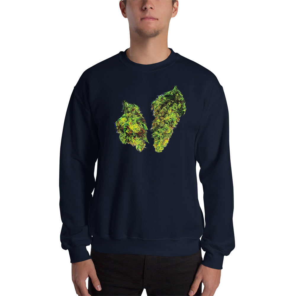 Homegrown Cannabis Flowers Unisex Sweatshirt