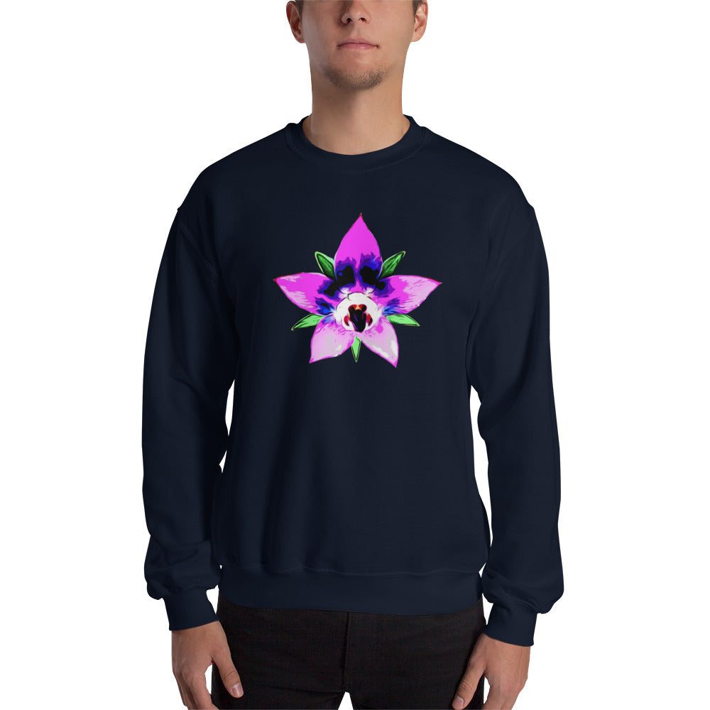 Pink Starflower Unisex Sweatshirt