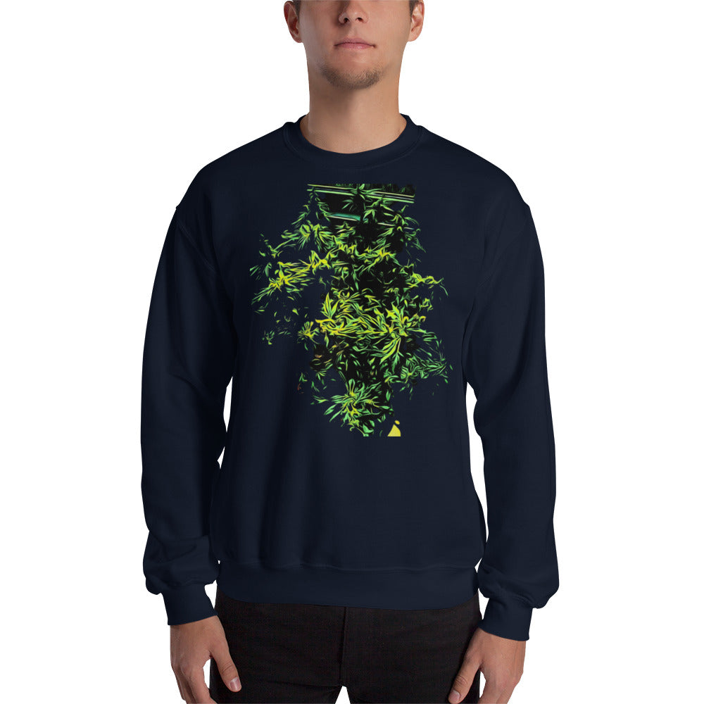Monster Bush Cannabis Plant Unisex Sweatshirt