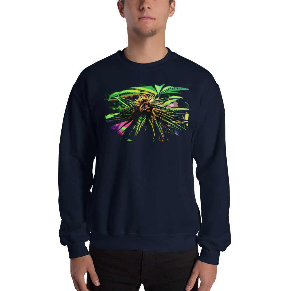 Happy's Sunshine Cannabis Variety Unisex Sweatshirt