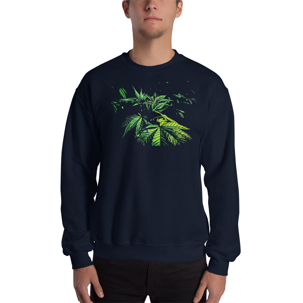 Praying Cannabis Plant Unisex Sweatshirt