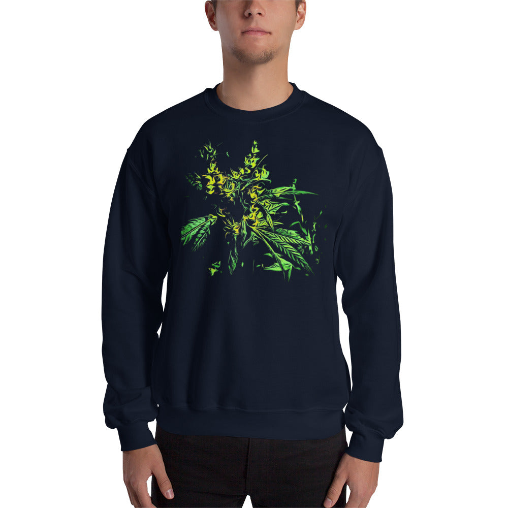 Happy's Haze Cannabis Variety Unisex Sweatshirt