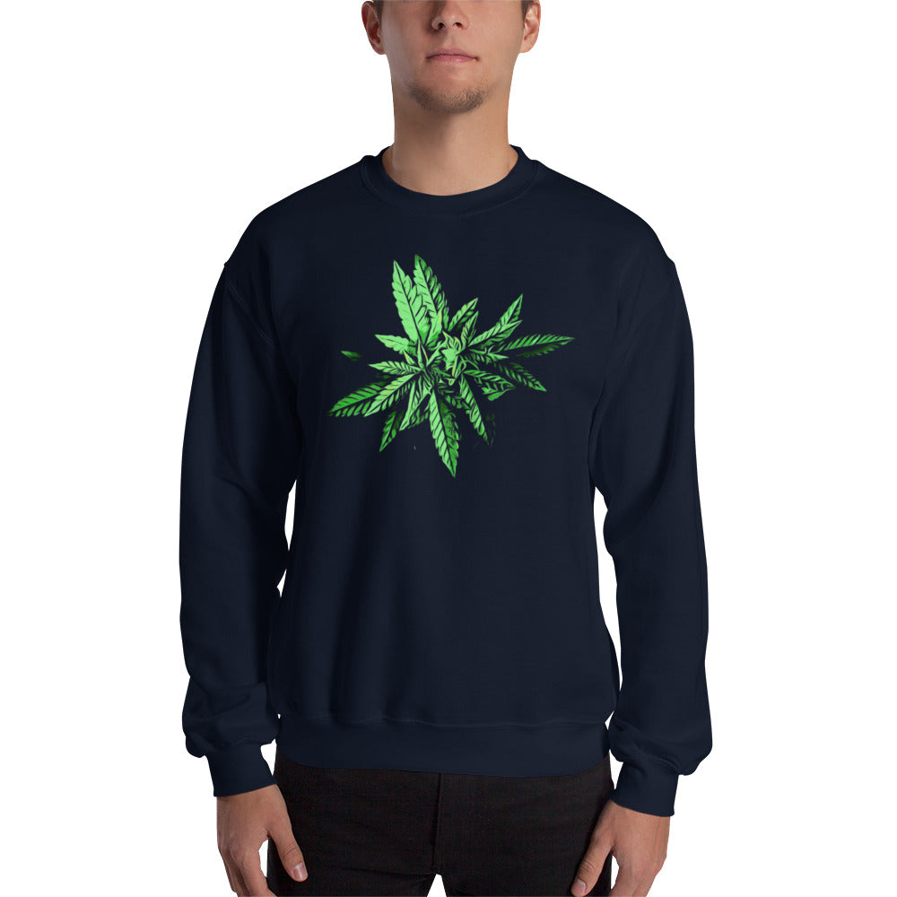 Target Leaf Cannabis Plant Unisex Sweatshirt