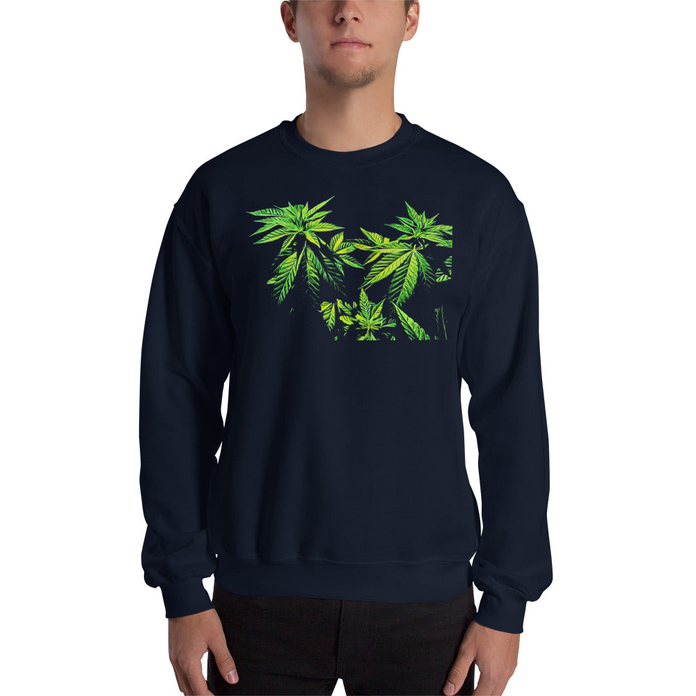 Vegetative Cannabis Plants Unisex Sweatshirt