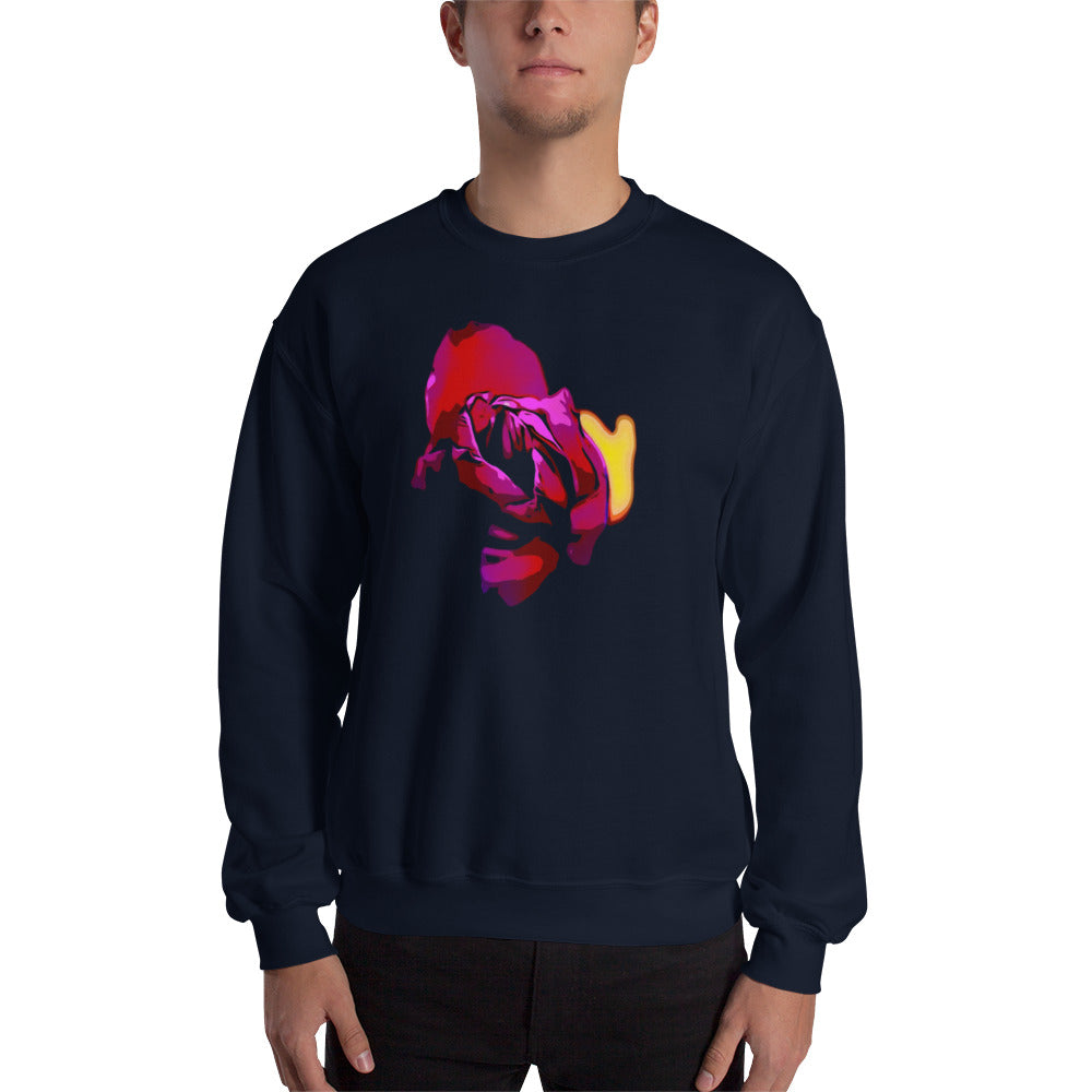Purple Tulip Flower Unisex Sweatshirt