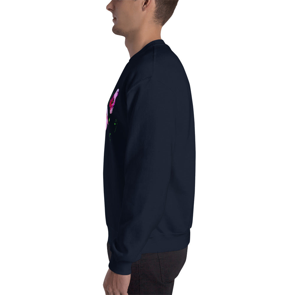 Field of Pink Poppy Flowers Unisex Sweatshirt