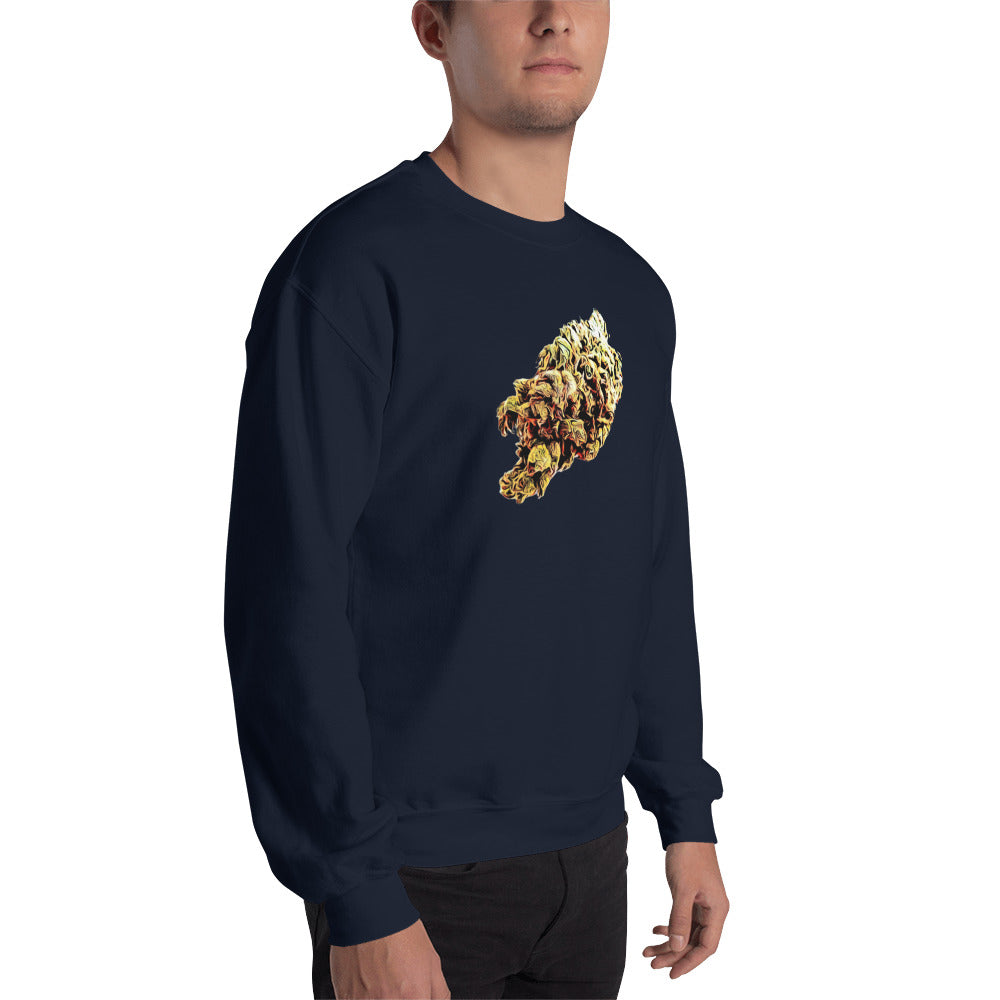 Homegrown Haze Cannabis Plant Unisex Sweatshirt