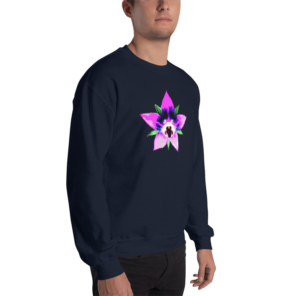 Pink Starflower Unisex Sweatshirt