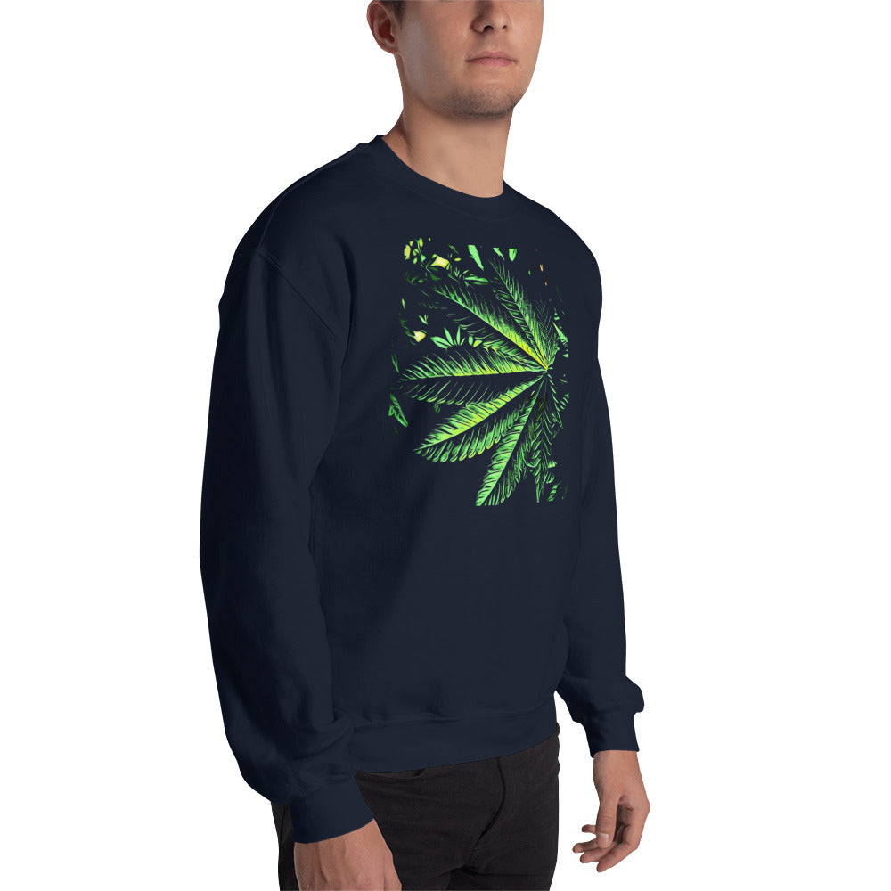 Biggest Cannabis Leaf Unisex Sweatshirt