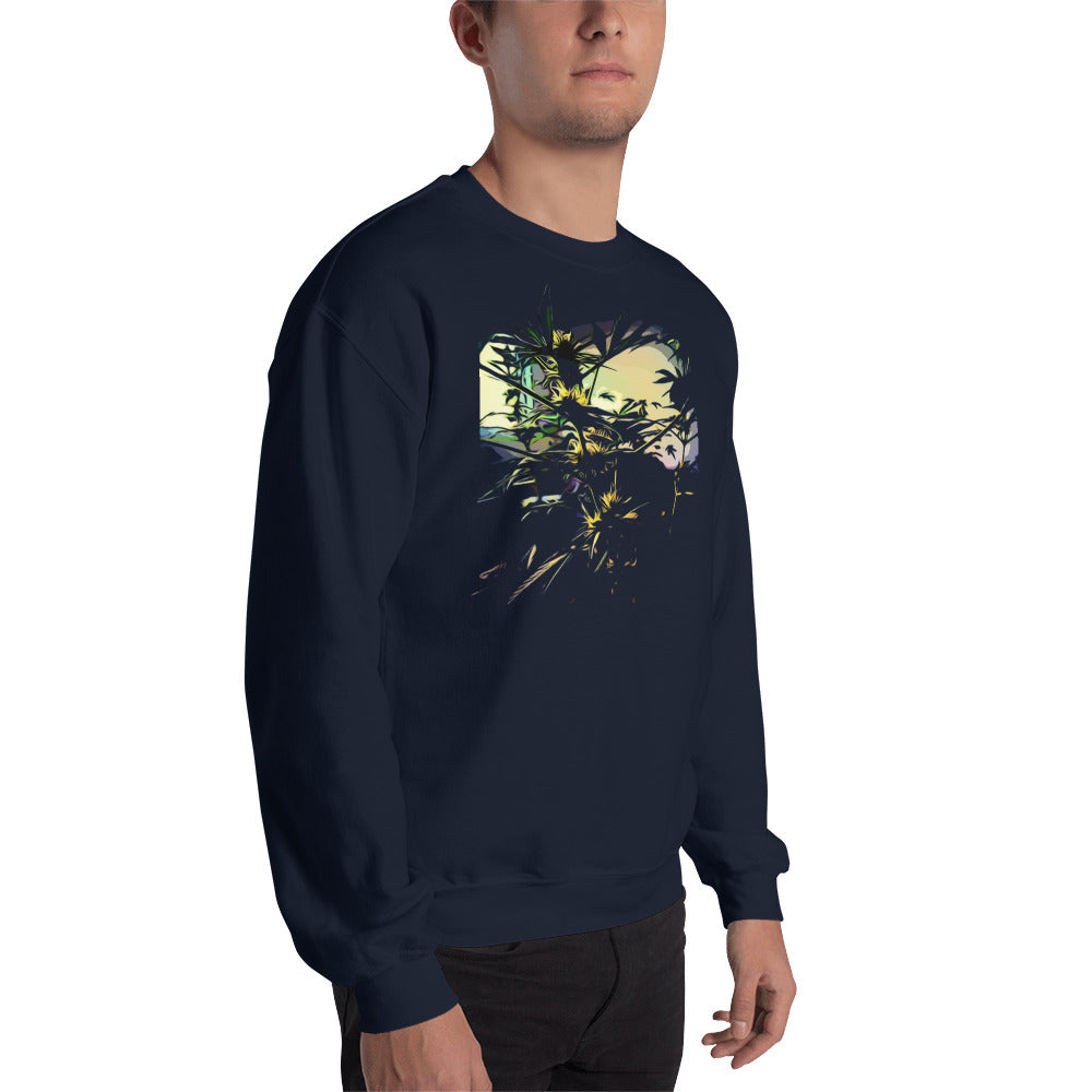 Happy's Blaze Cannabis Variety Unisex Sweatshirt