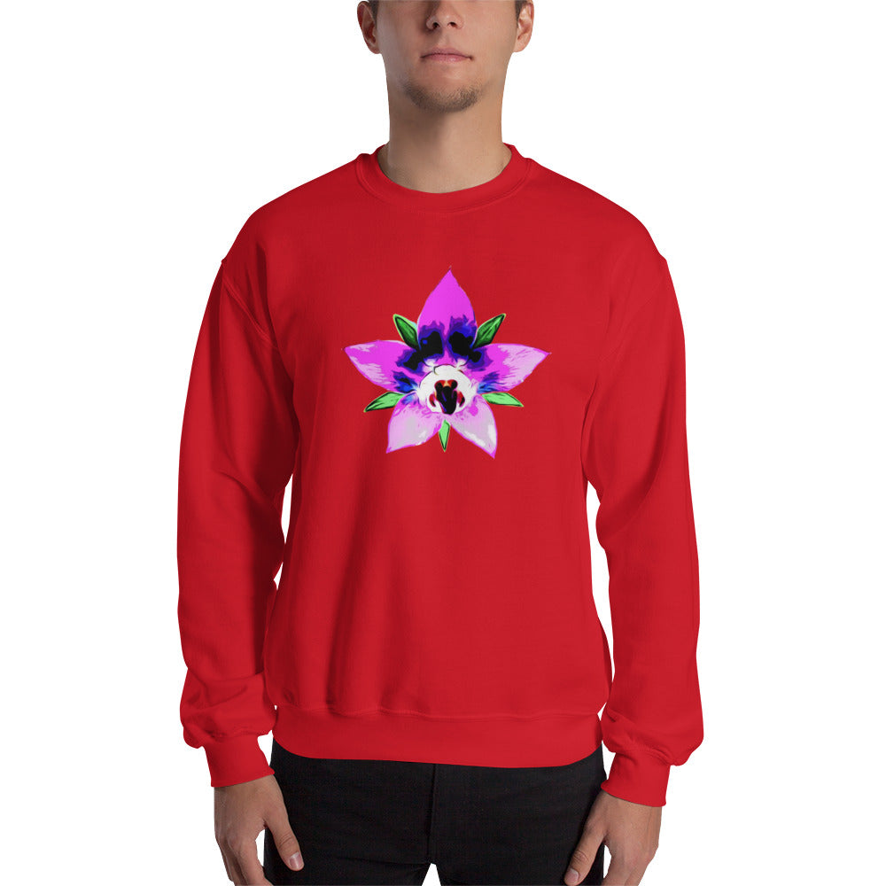 Pink Starflower Unisex Sweatshirt