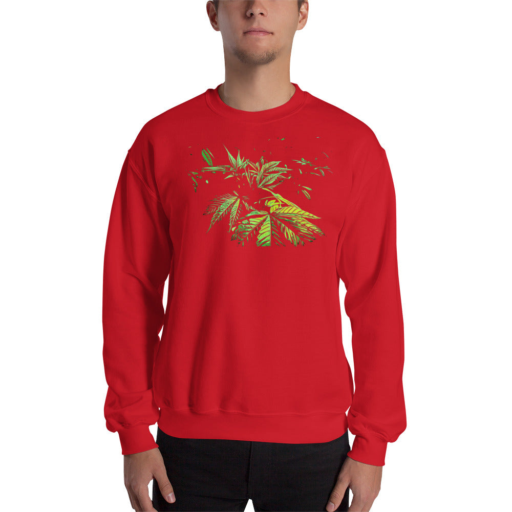 Praying Cannabis Plant Unisex Sweatshirt