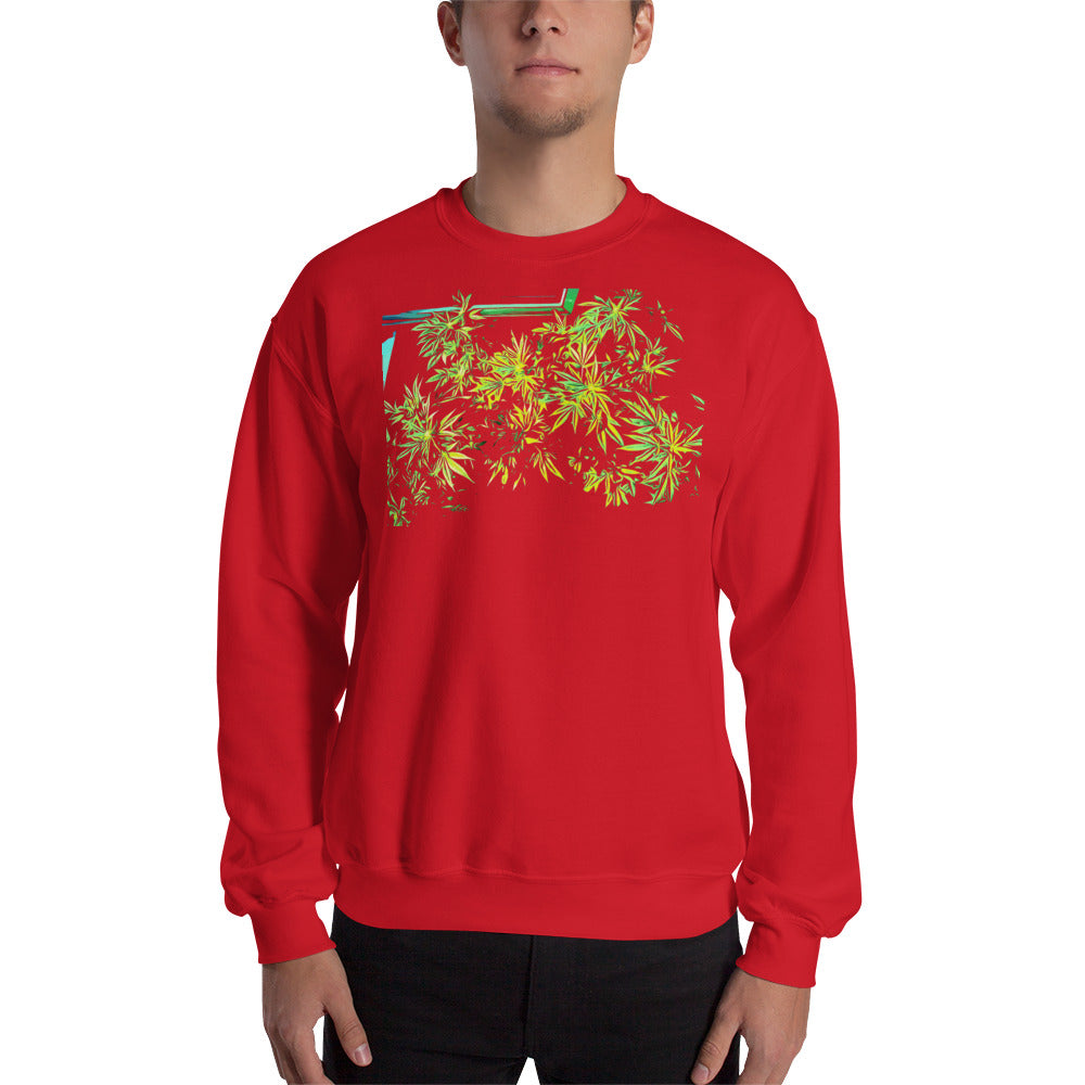 X Cannabis Plant Unisex Sweatshirt