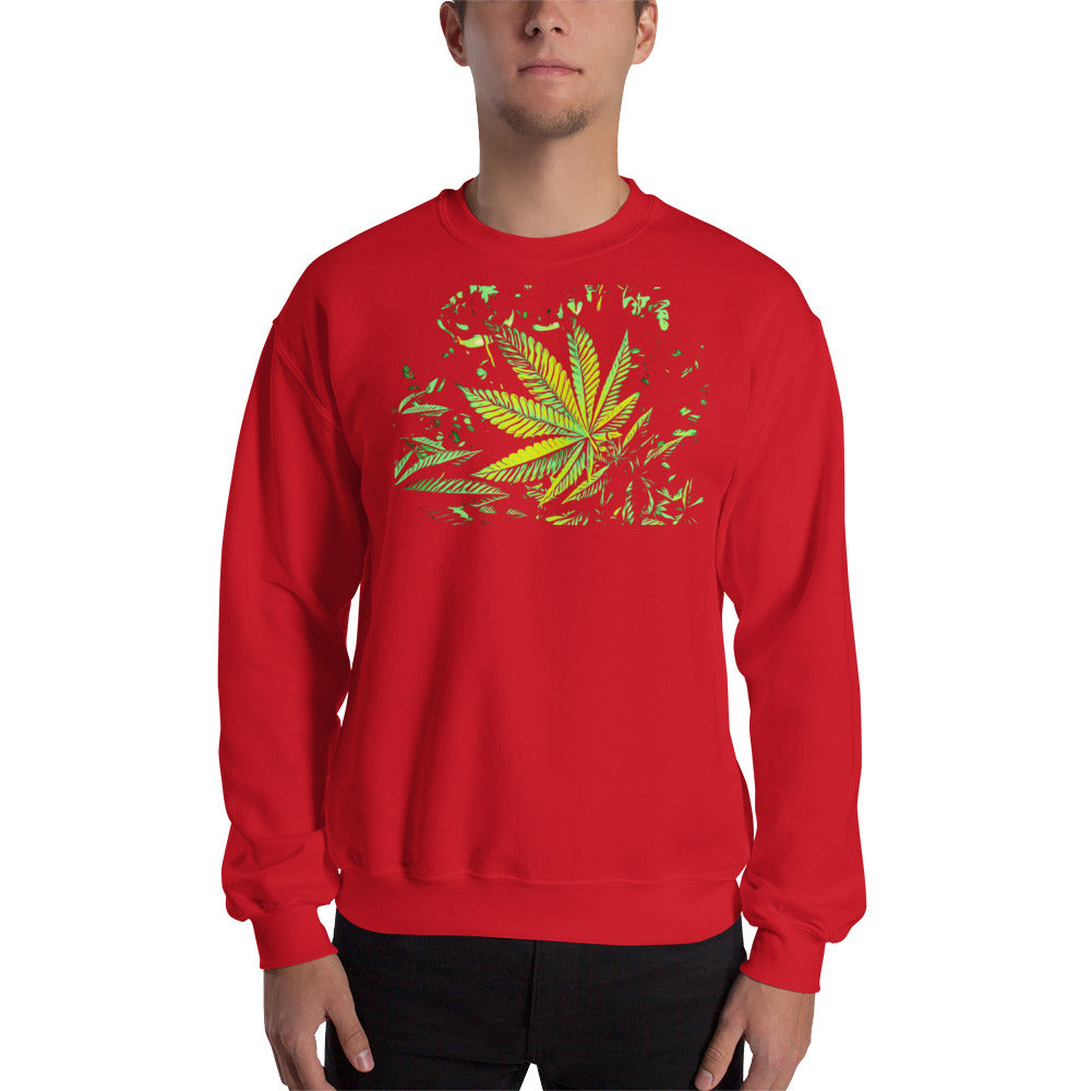 Big Cannabis Leaf Unisex Sweatshirt