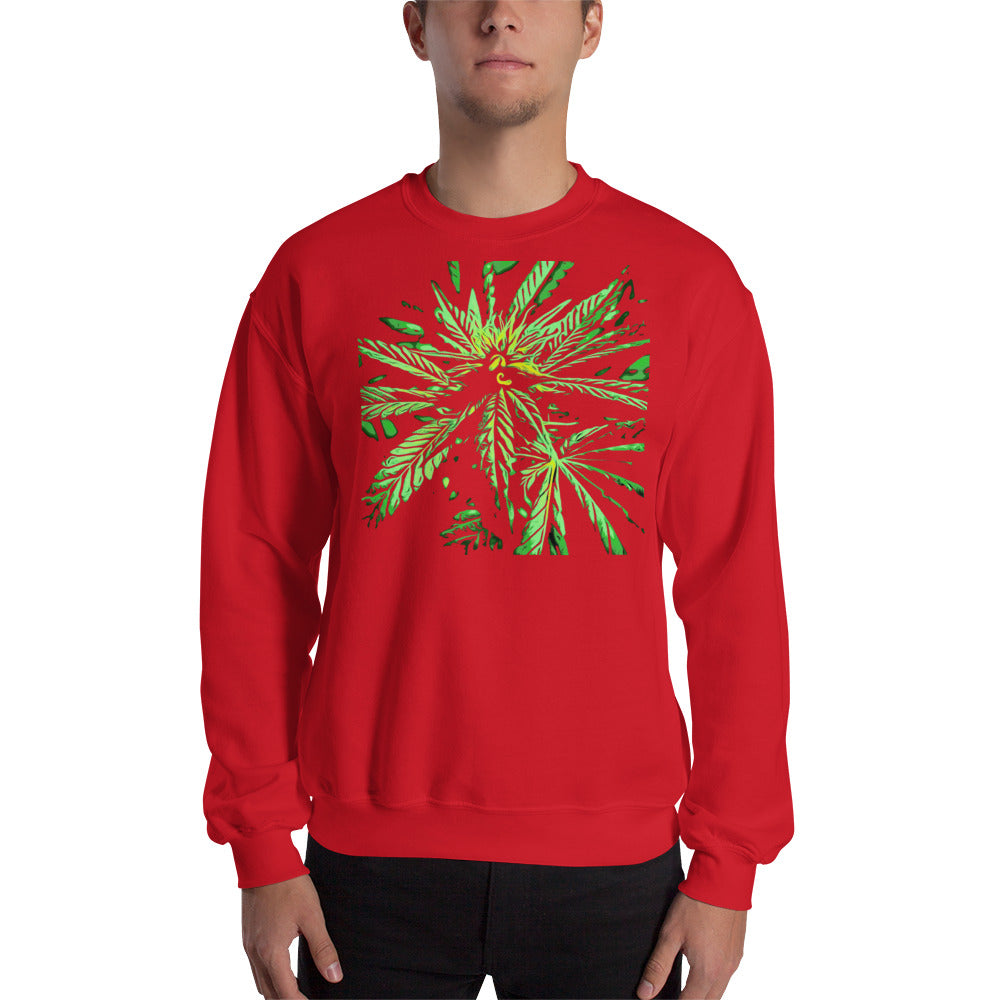 Seeded Flowering Cannabis Plant Unisex Sweatshirt