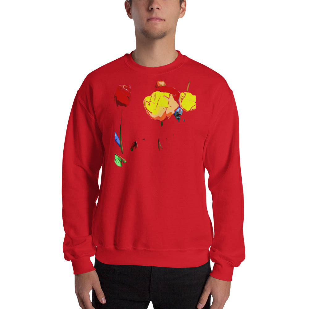 Mix of Tulip Flowers Unisex Sweatshirt