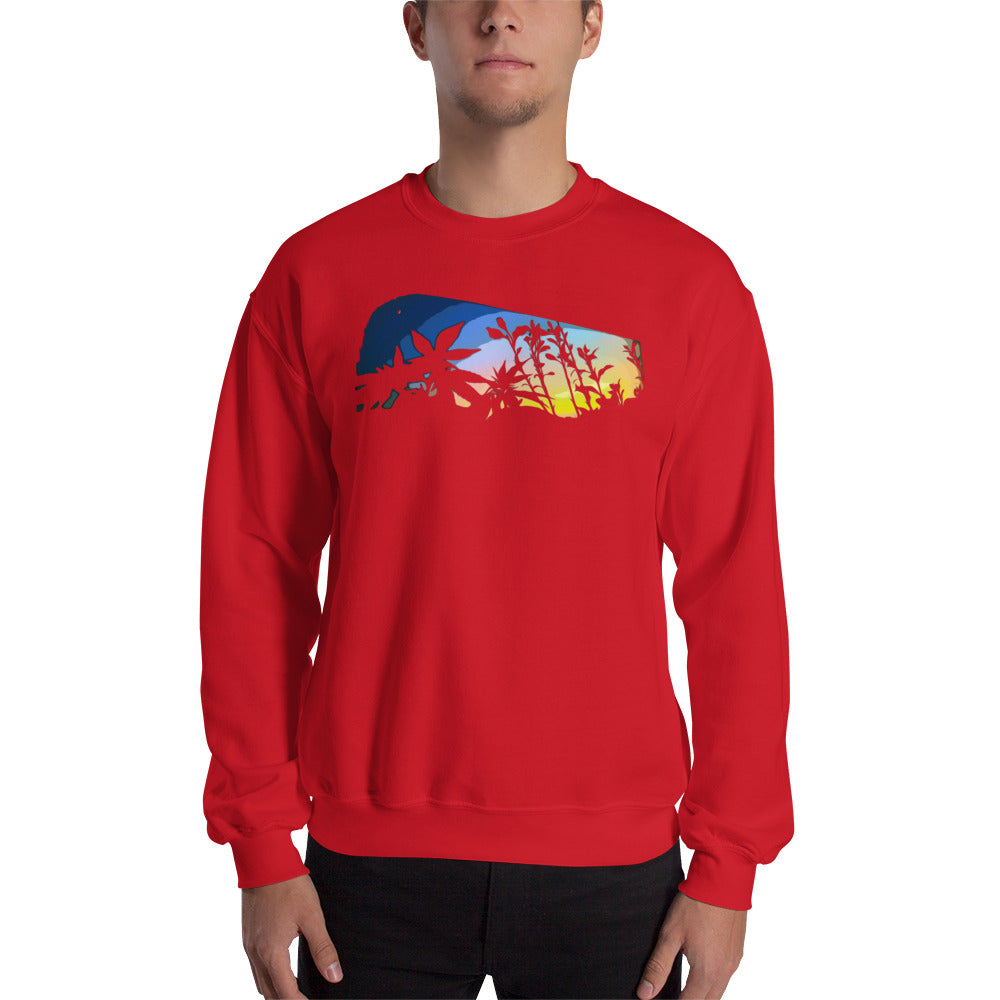 Cannabis and Starflower Moon Unisex Sweatshirt