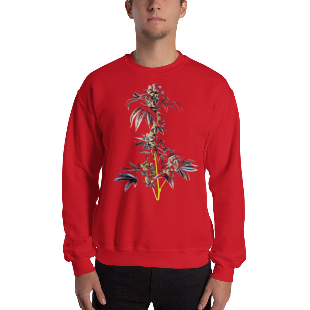Purple Cola Cannabis Flower Unisex Sweatshirt