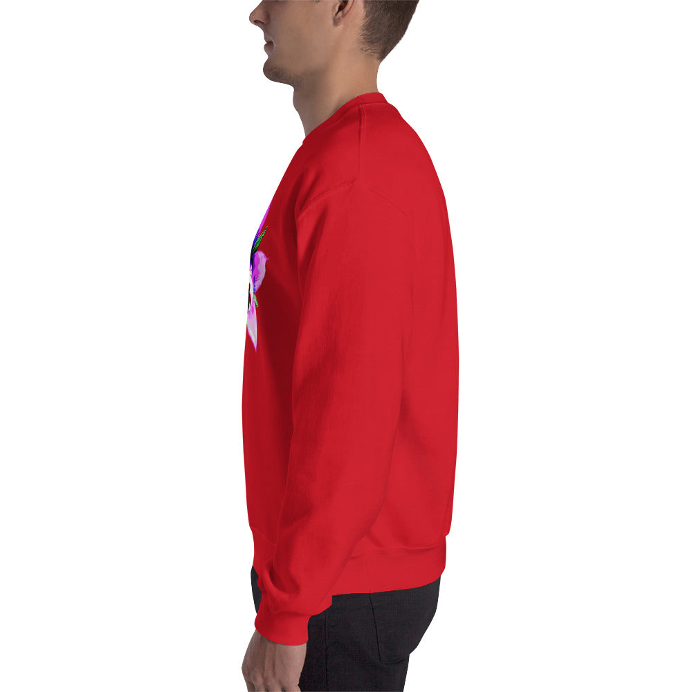Pink Starflower Unisex Sweatshirt