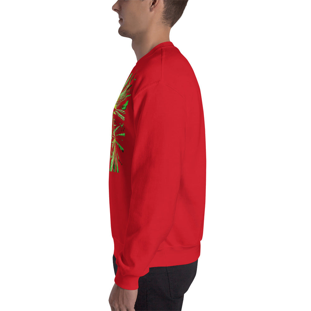 Seeded Flowering Cannabis Plant Unisex Sweatshirt