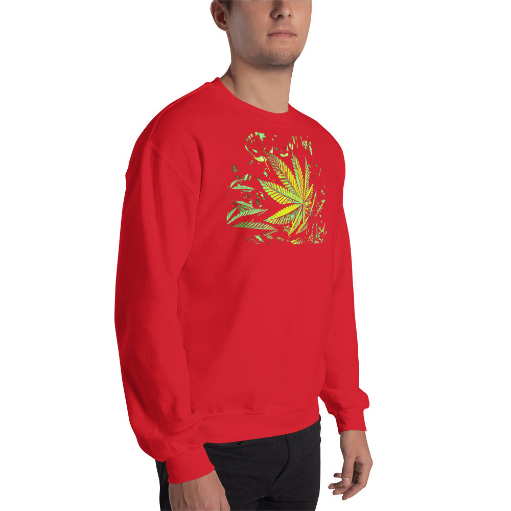 Big Cannabis Leaf Unisex Sweatshirt