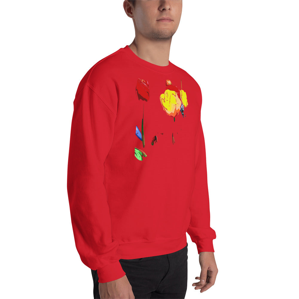 Mix of Tulip Flowers Unisex Sweatshirt