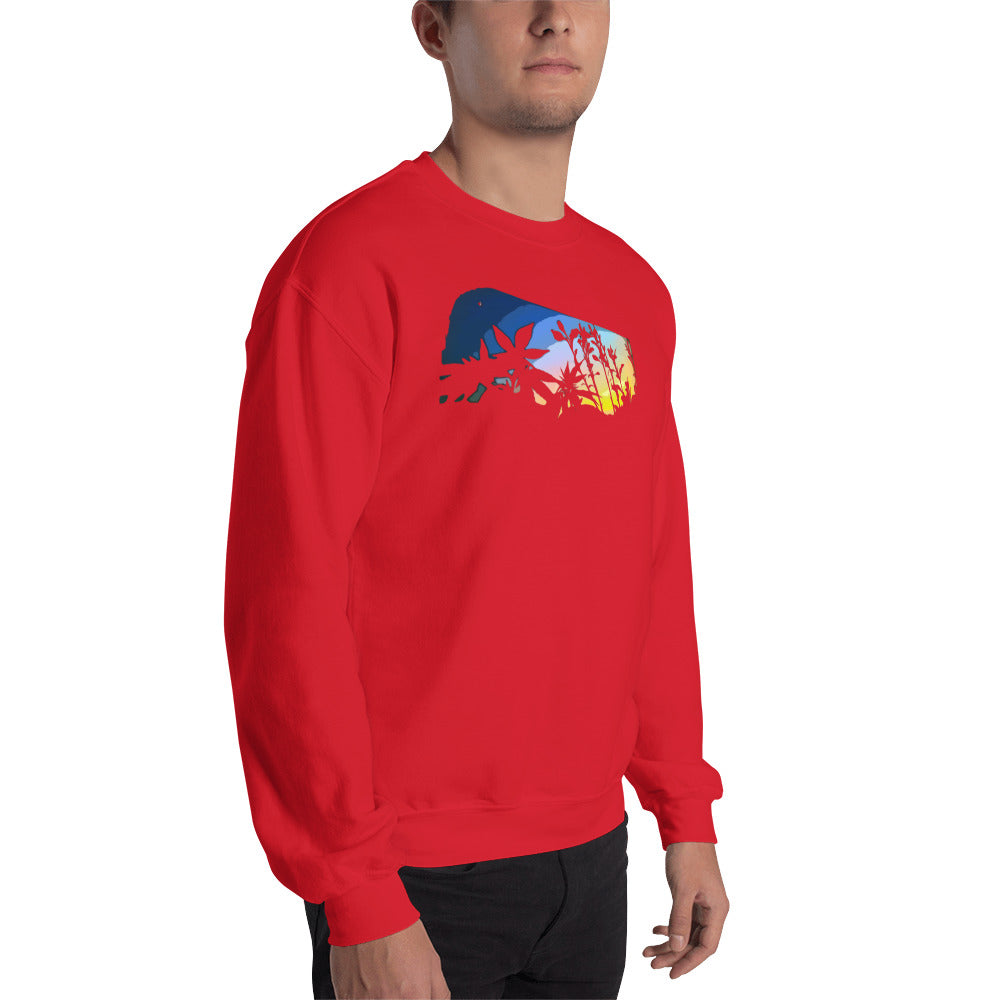 Cannabis and Starflower Moon Unisex Sweatshirt