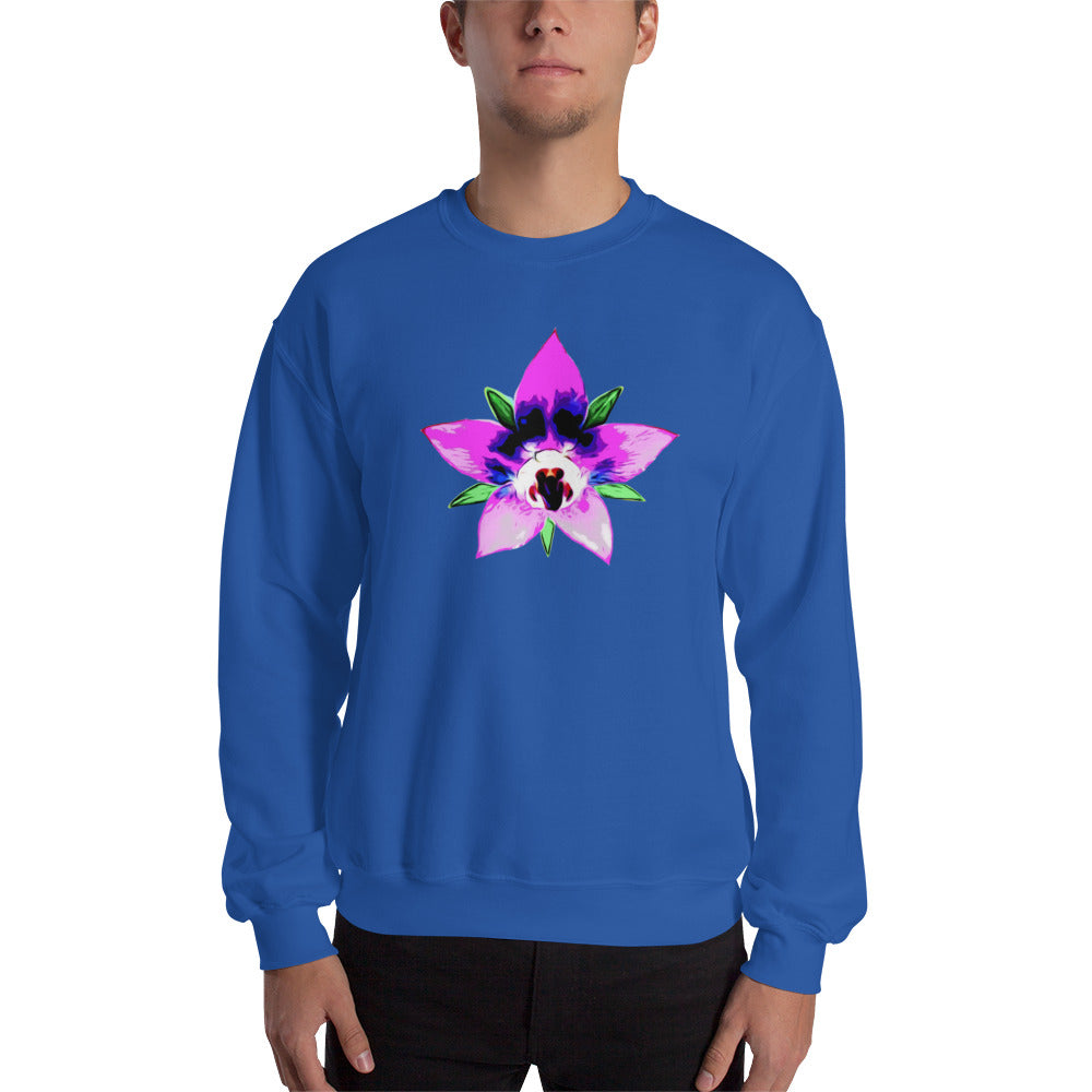 Pink Starflower Unisex Sweatshirt