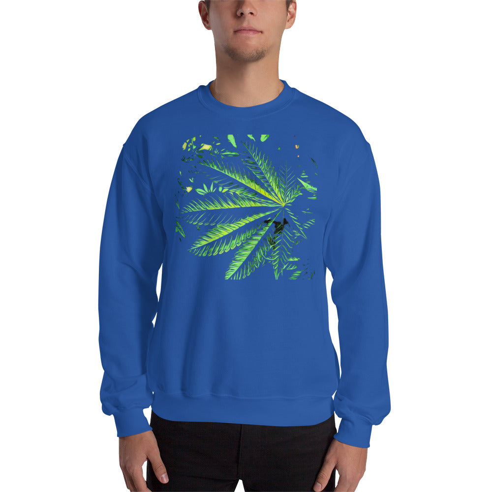 Biggest Cannabis Leaf Unisex Sweatshirt