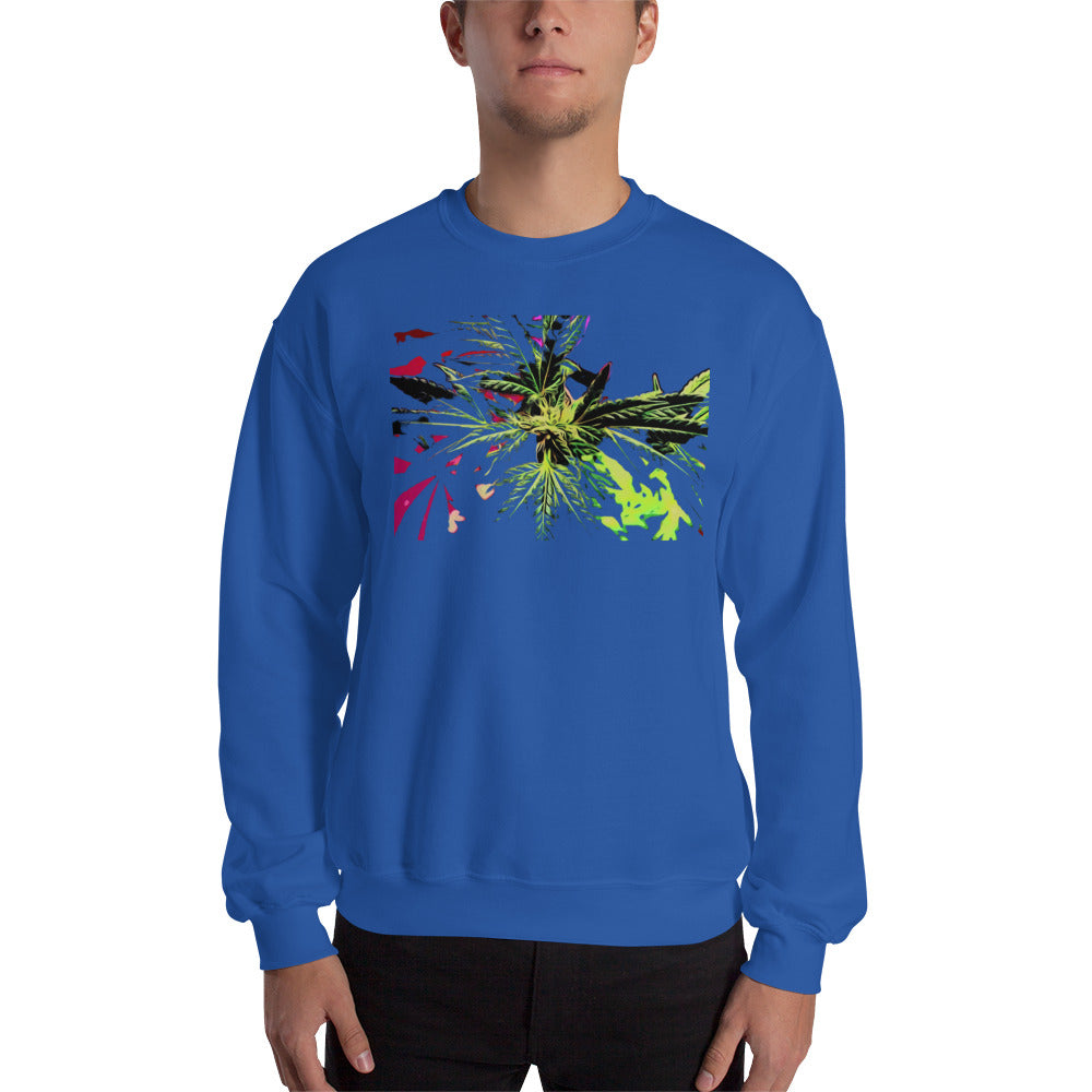 Happy's Special Blend Cannabis Plant Unisex Sweatshirt