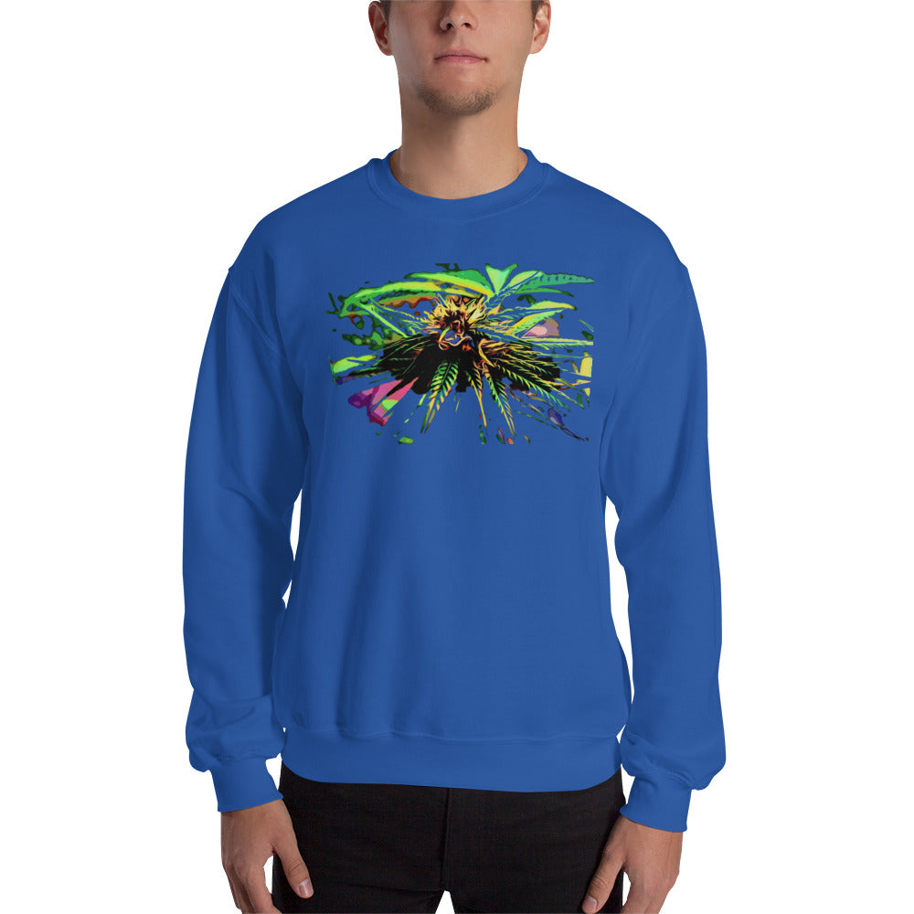 Happy's Sunshine Cannabis Variety Unisex Sweatshirt