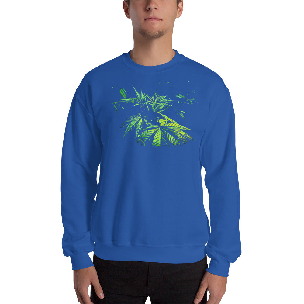 Praying Cannabis Plant Unisex Sweatshirt
