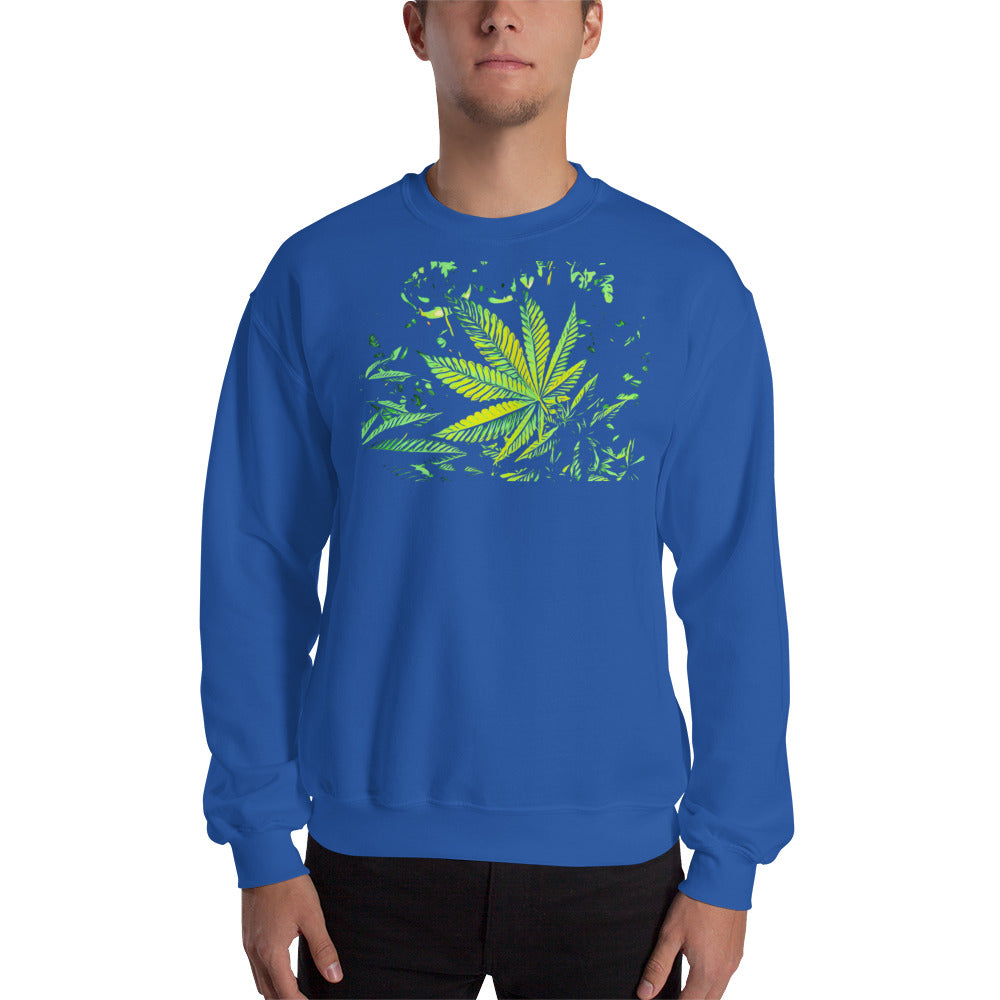 Big Cannabis Leaf Unisex Sweatshirt