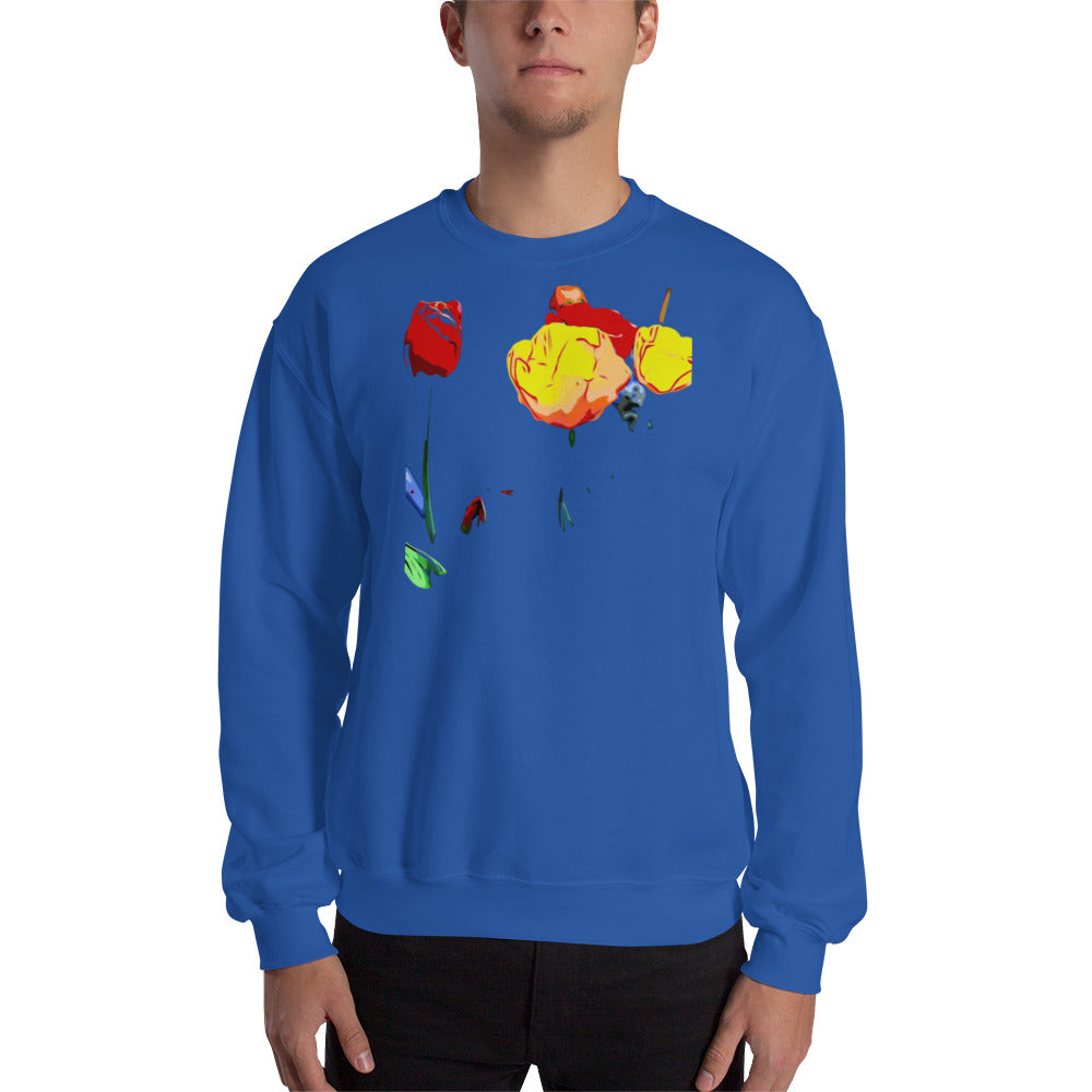 Mix of Tulip Flowers Unisex Sweatshirt
