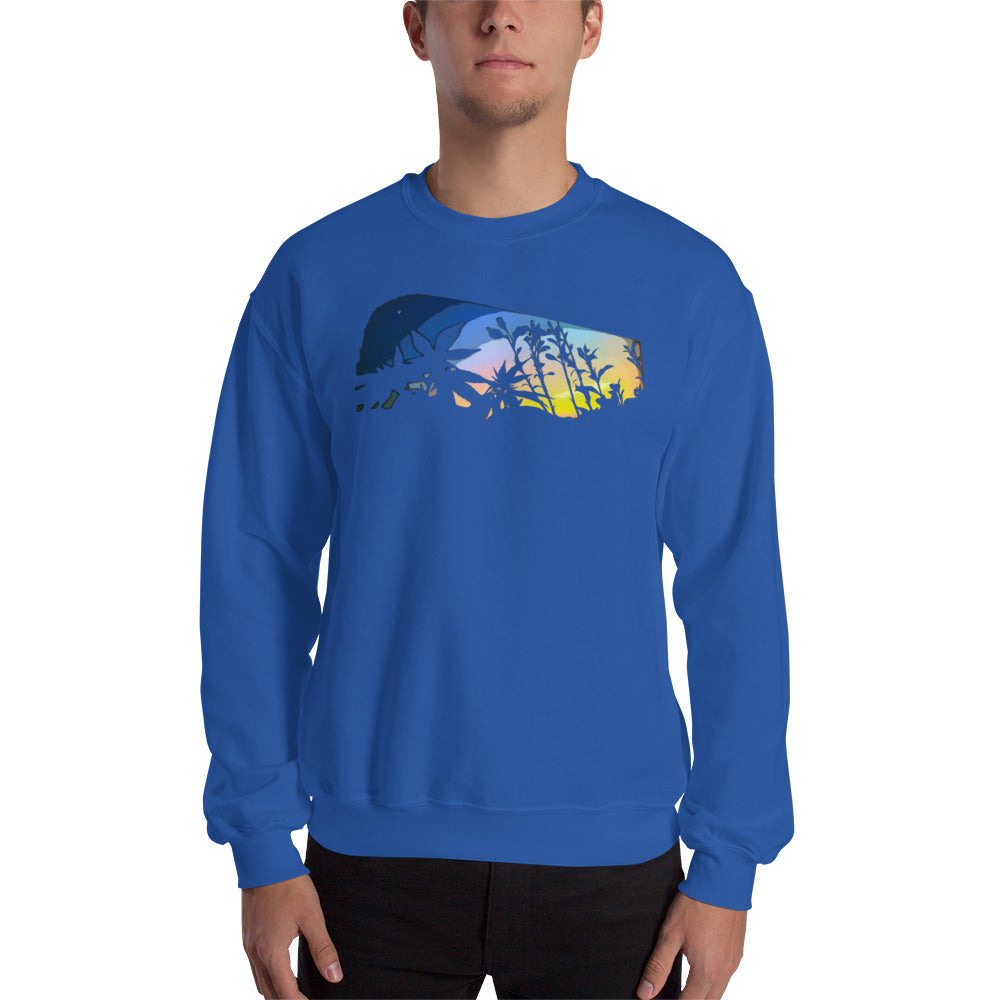 Cannabis and Starflower Moon Unisex Sweatshirt