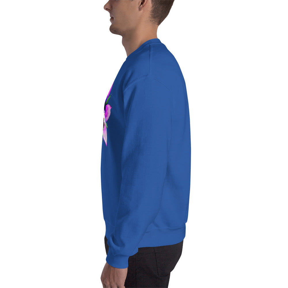 Pink Starflower Unisex Sweatshirt